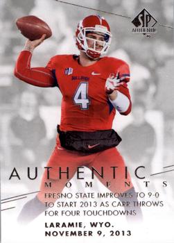 2014 SP Authentic #181 Derek Carr Front