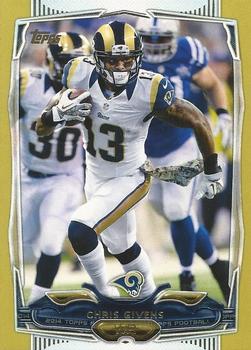 2014 Topps - Gold #74 Chris Givens Front