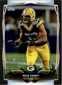 2014 Topps - Black #244 Nick Perry Front