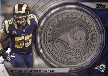 2014 Topps - Kickoff Coins #NFLKC-JL James Laurinaitis Front