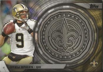 2014 Topps - Kickoff Coins #NFLKC-DB Drew Brees Front