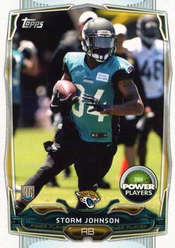 2014 Topps - Power Players #PP-16 Storm Johnson Front