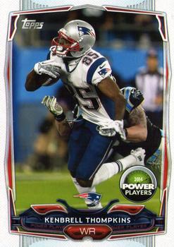 2014 Topps - Power Players #PP-40 Kenbrell Thompkins Front