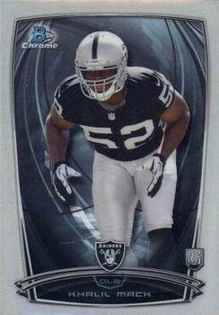 2014 Bowman Chrome #123b Khalil Mack Front