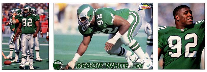 1992 Pacific Triple Folder #21 Reggie White Front