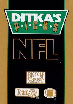 1993 U.S. Playing Cards Ditka's Picks #7♦ Rod Woodson Back