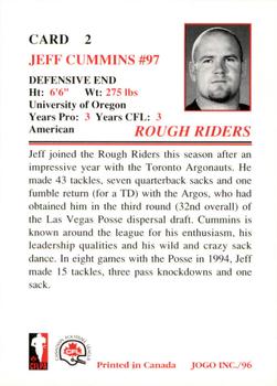 1996 JOGO #2 Jeff Cummins Back