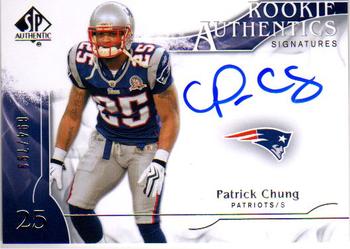 2009 SP Authentic #345 Patrick Chung Front