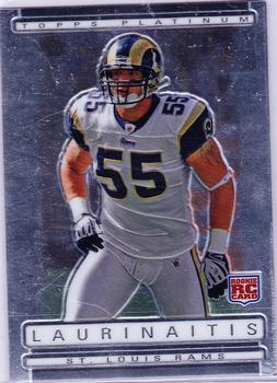 2009 Topps Platinum #160 James Laurinaitis Front