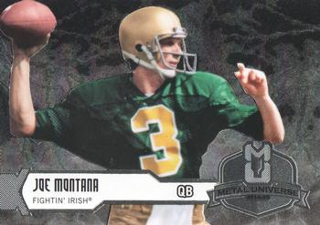 2014 Flair Showcase - Metal Universe #M-10 Joe Montana Front