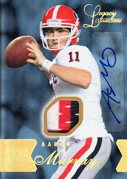 2014 Flair Showcase - Patch Autographs #107 Aaron Murray Front