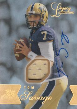 2014 Flair Showcase - Patch Autographs #111 Tom Savage Front