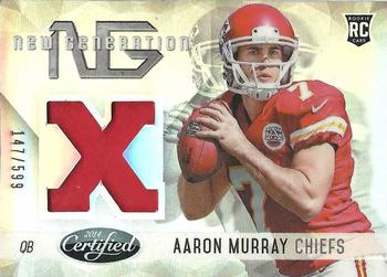 2014 Panini Certified - New Generation Materials #NG-AM Aaron Murray Front