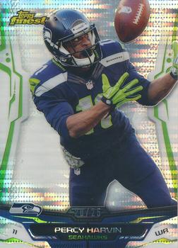 2014 Finest - Pulsar Refractors #46 Percy Harvin Front