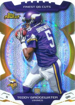 2014 Finest - Quarterback Cuts #FQC-TB Teddy Bridgewater Front