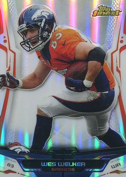 2014 Finest - Refractors #95 Wes Welker Front