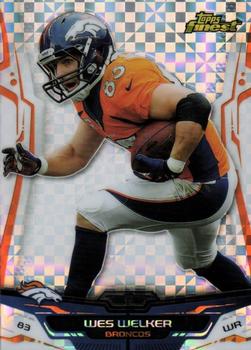 2014 Finest - Xfractors #95 Wes Welker Front