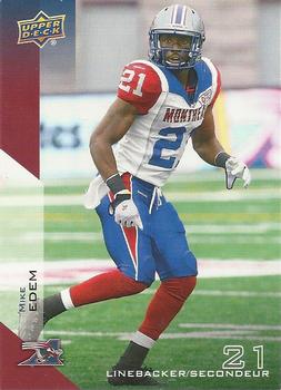 2014 Upper Deck CFL #128 Mike Edem Front