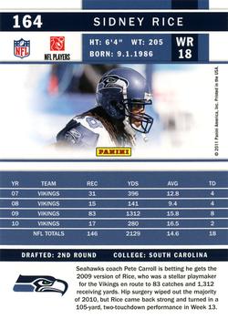 2011 Score - Updates #164 Sidney Rice Back