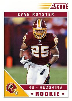 2011 Score - Updates #335 Evan Royster Front
