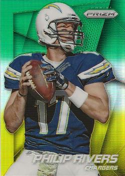 2014 Panini Prizm - Neon Green Yellow #38 Philip Rivers Front