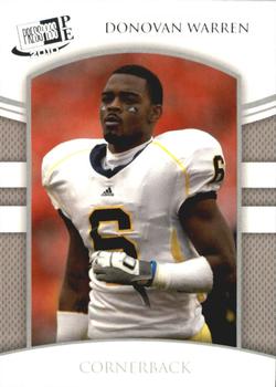 2010 Press Pass PE #48 Donovan Warren  Front