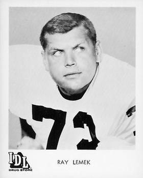 1963 IDL Pittsburgh Steelers #NNO Ray Lemek Front
