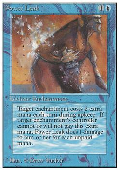 1993 Magic the Gathering Unlimited #NNO Power Leak Front