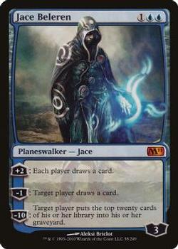 2010 Magic the Gathering 2011 Core Set #58 Jace Beleren Front