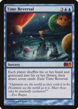 2010 Magic the Gathering 2011 Core Set #75 Time Reversal Front