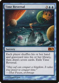 2011 Magic the Gathering 2012 Core Set #77 Time Reversal Front