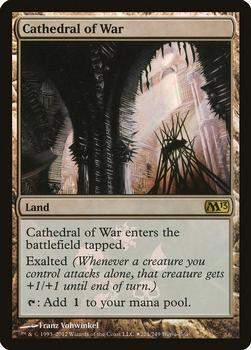 2012 Magic the Gathering 2013 Core Set #221 Cathedral of War Front