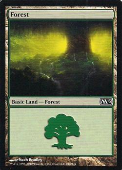 2012 Magic the Gathering 2013 Core Set #248 Forest Front