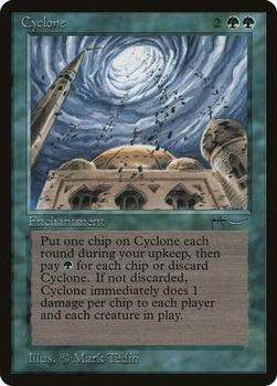 1993 Magic the Gathering Arabian Nights #NNO Cyclone Front