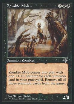 1996 Magic the Gathering Mirage #NNO Zombie Mob Front