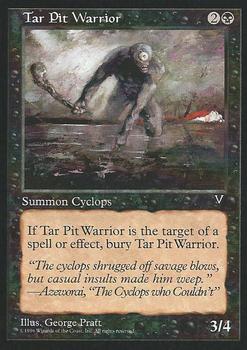 1997 Magic the Gathering Visions #NNO Tar Pit Warrior Front