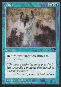 1997 Magic the Gathering Visions #NNO Undo Front