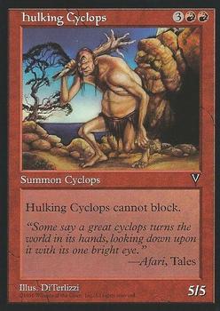 1997 Magic the Gathering Visions #NNO Hulking Cyclops Front