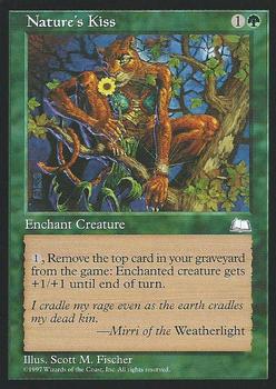 1997 Magic the Gathering Weatherlight #NNO Nature's Kiss Front