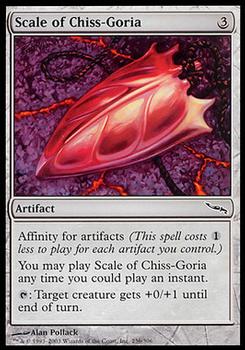 2003 Magic the Gathering Mirrodin #236 Scale of Chiss-Goria Front