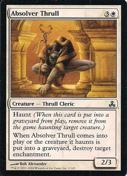2006 Magic the Gathering Guildpact #1 Absolver Thrull Front