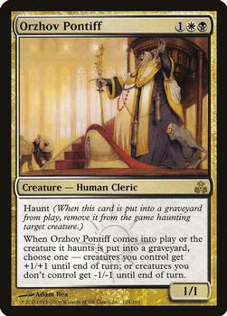 2006 Magic the Gathering Guildpact #124 Orzhov Pontiff Front
