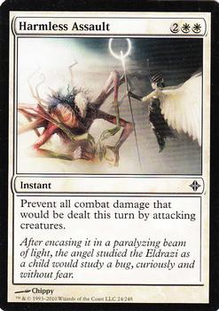 2010 Magic the Gathering Rise of the Eldrazi #24 Harmless Assault Front