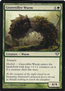 2012 Magic the Gathering Dark Ascension #116 Gravetiller Wurm Front