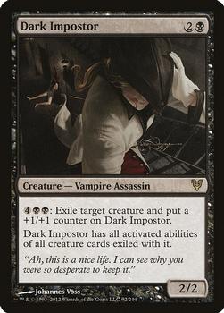 2012 Magic the Gathering Avacyn Restored #92 Dark Impostor Front