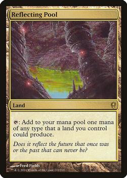 2014 Magic the Gathering Conspiracy #210 Reflecting Pool Front