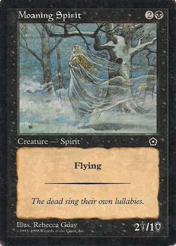 1998 Magic the Gathering Portal Second Age #NNO Moaning Spirit Front