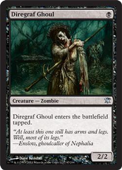2011 Magic the Gathering Innistrad - Foil #97 Diregraf Ghoul Front