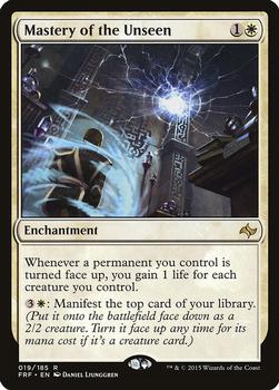 2015 Magic the Gathering Fate Reforged #19 Mastery of the Unseen Front