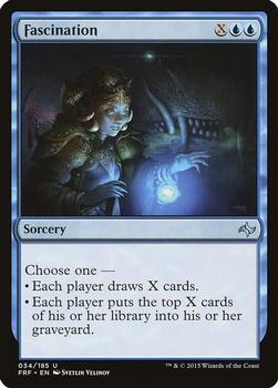 2015 Magic the Gathering Fate Reforged #34 Fascination Front